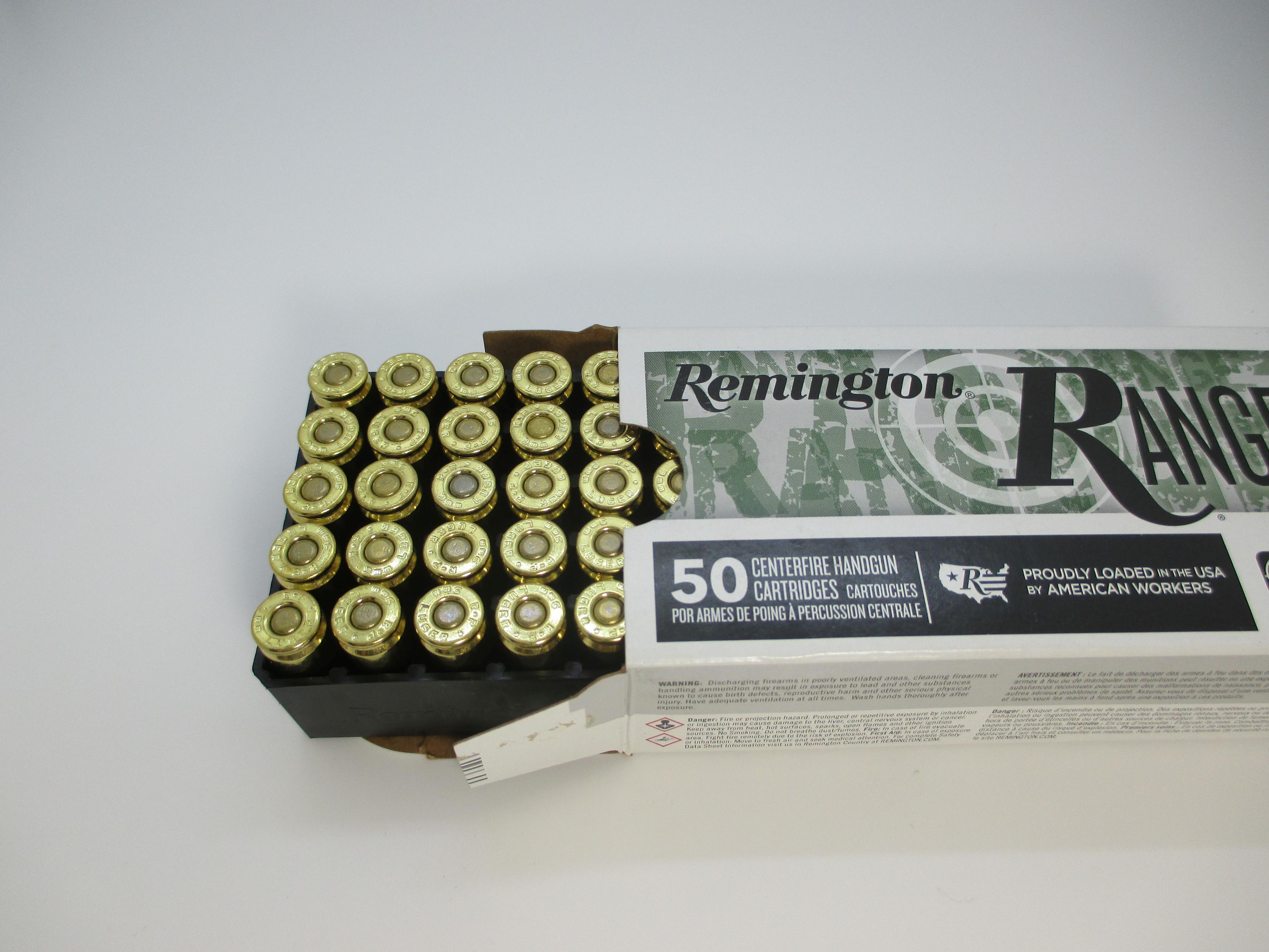 t-23 50 Rounds Remington Range 9mm Luger 115gr FMJ