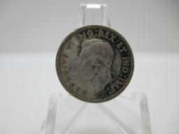 t-3 1940 Canadian Silver Quarter