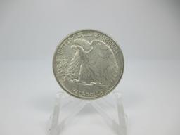 t-24 AU 58 1944 Walking Liberty Silver Half Dollar