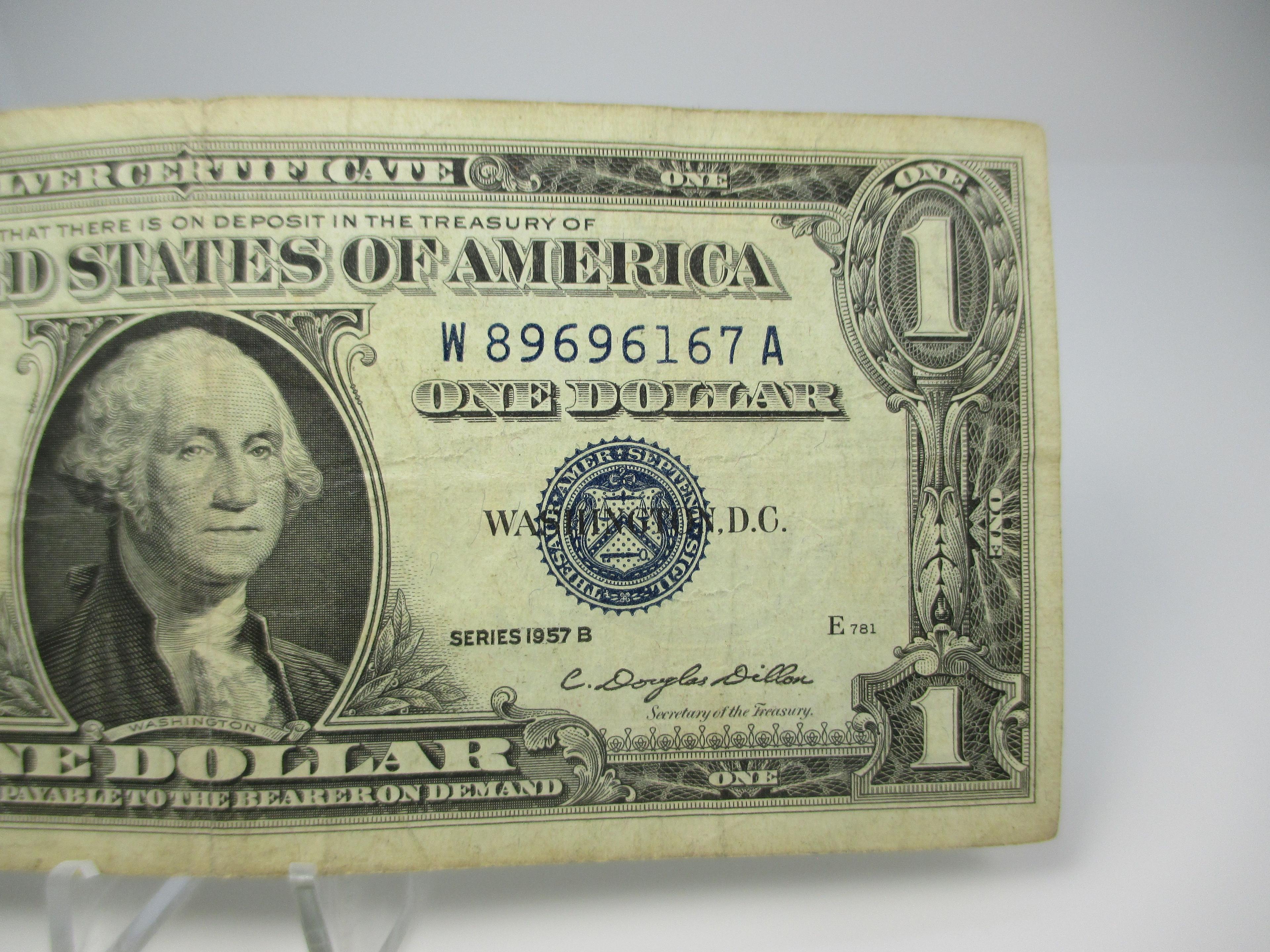 t-14 1957 $1 Silver Certificate