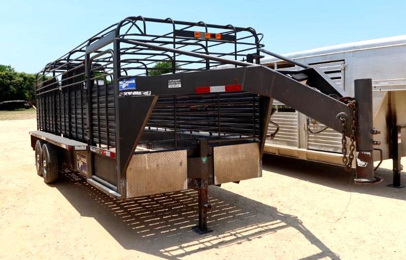 20' x 6'8 Gooseneck Brand Stock Trailer