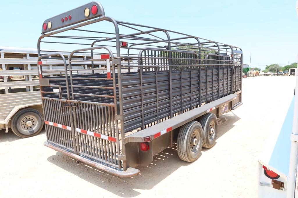 20' x 6'8 Gooseneck Brand Stock Trailer