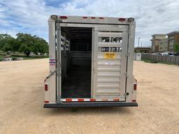 2008 4-Stare 24' x 7' Aluminum Gooseneck Stock Trailer