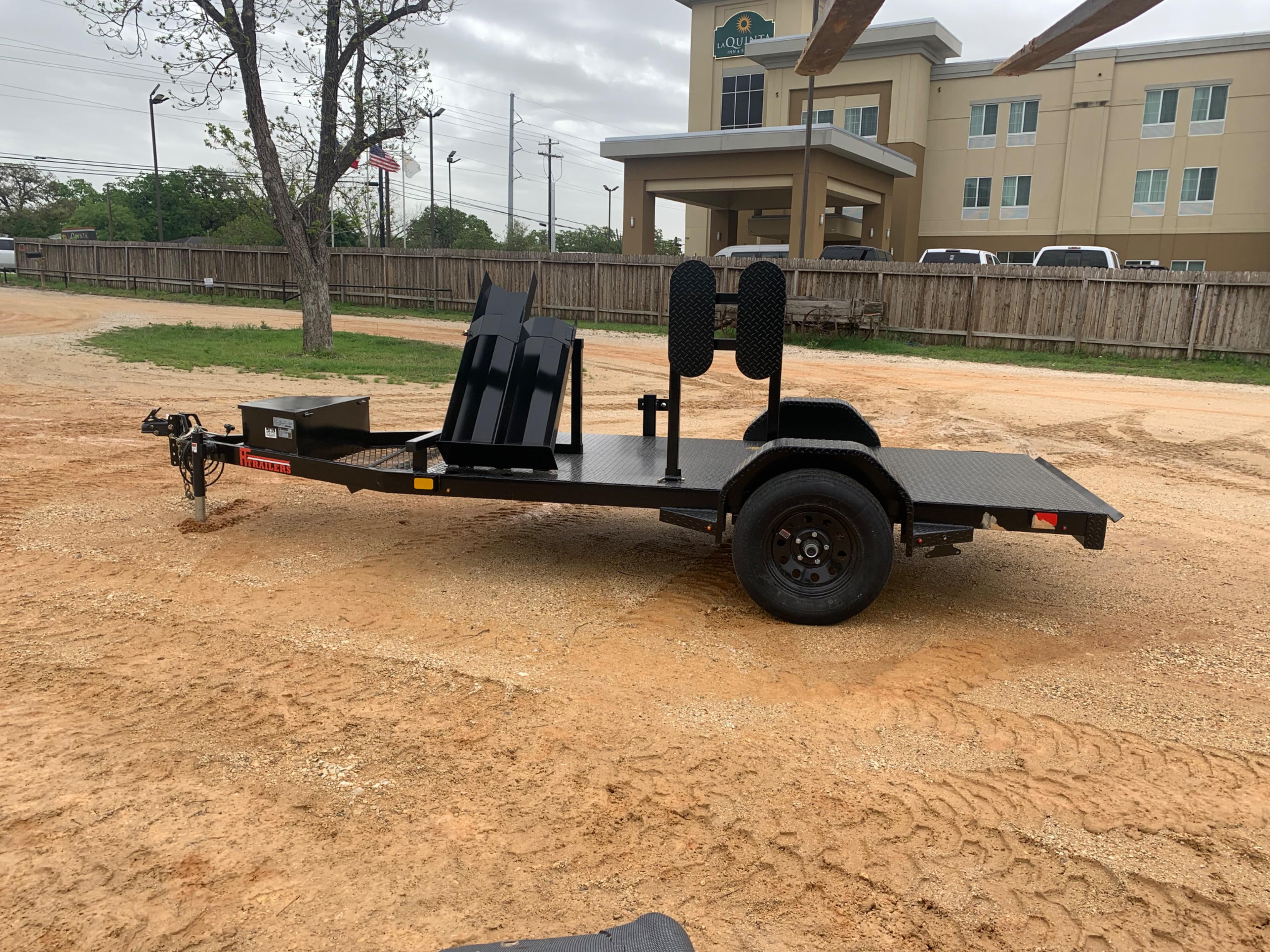 New HT 5' x 10' Welding Trailer W/ Bottle Holders & Lead Rack