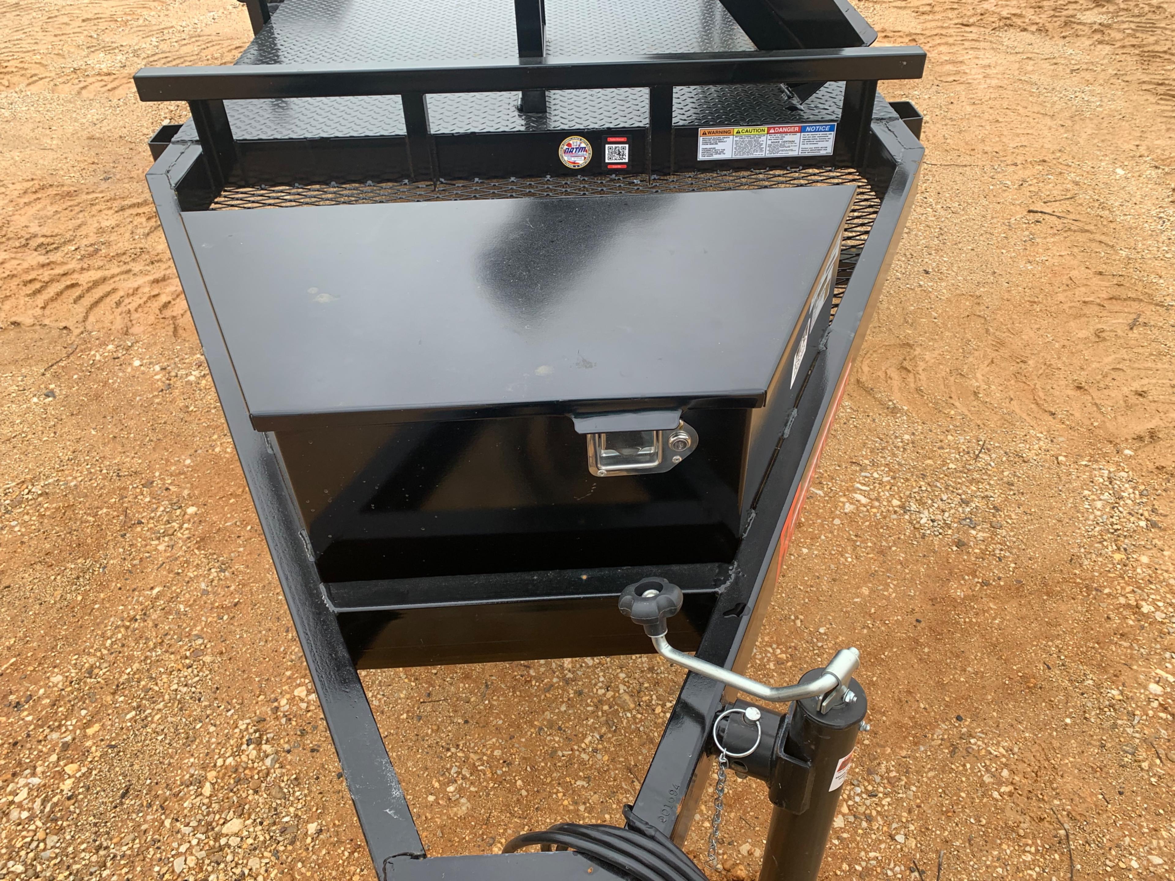 New HT 5' x 10' Welding Trailer W/ Bottle Holders & Lead Rack