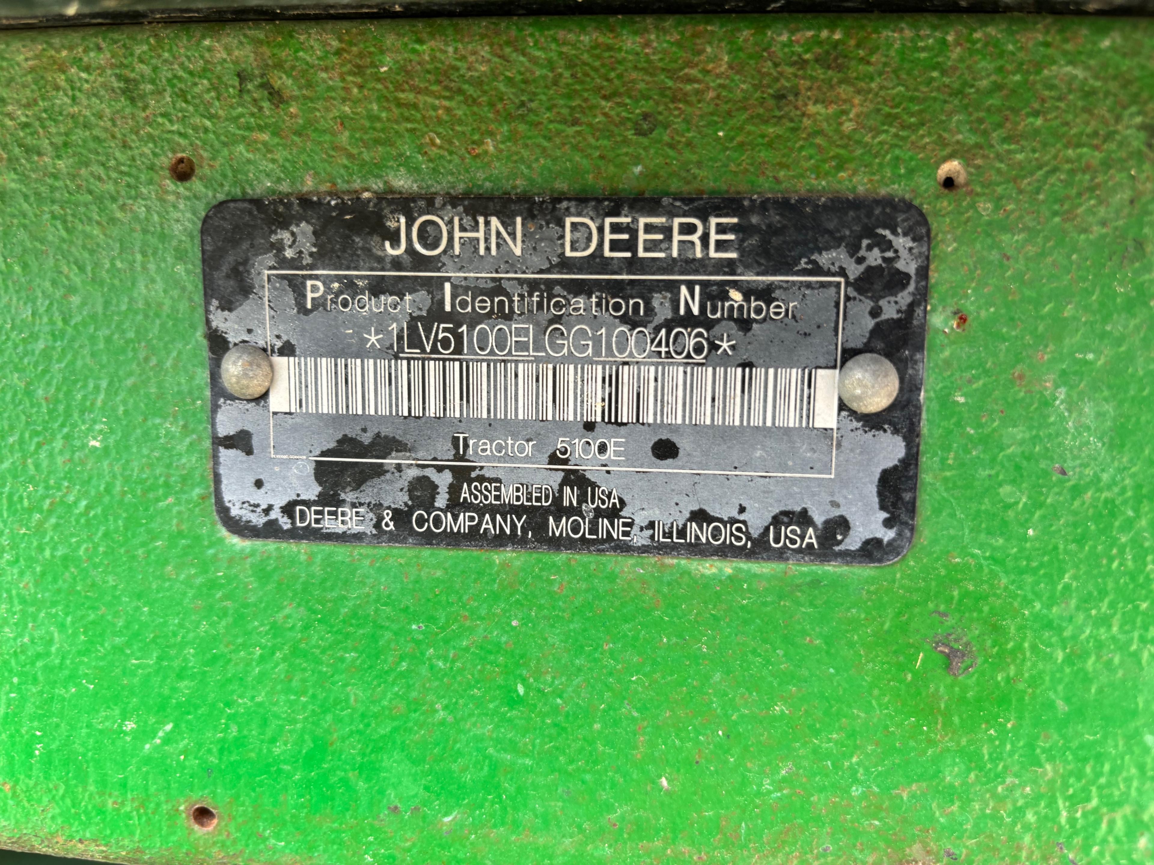 John Deere 5100E Tractor
