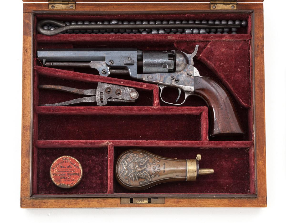 Cased Colt 1849 Pocket Percussion Revolver