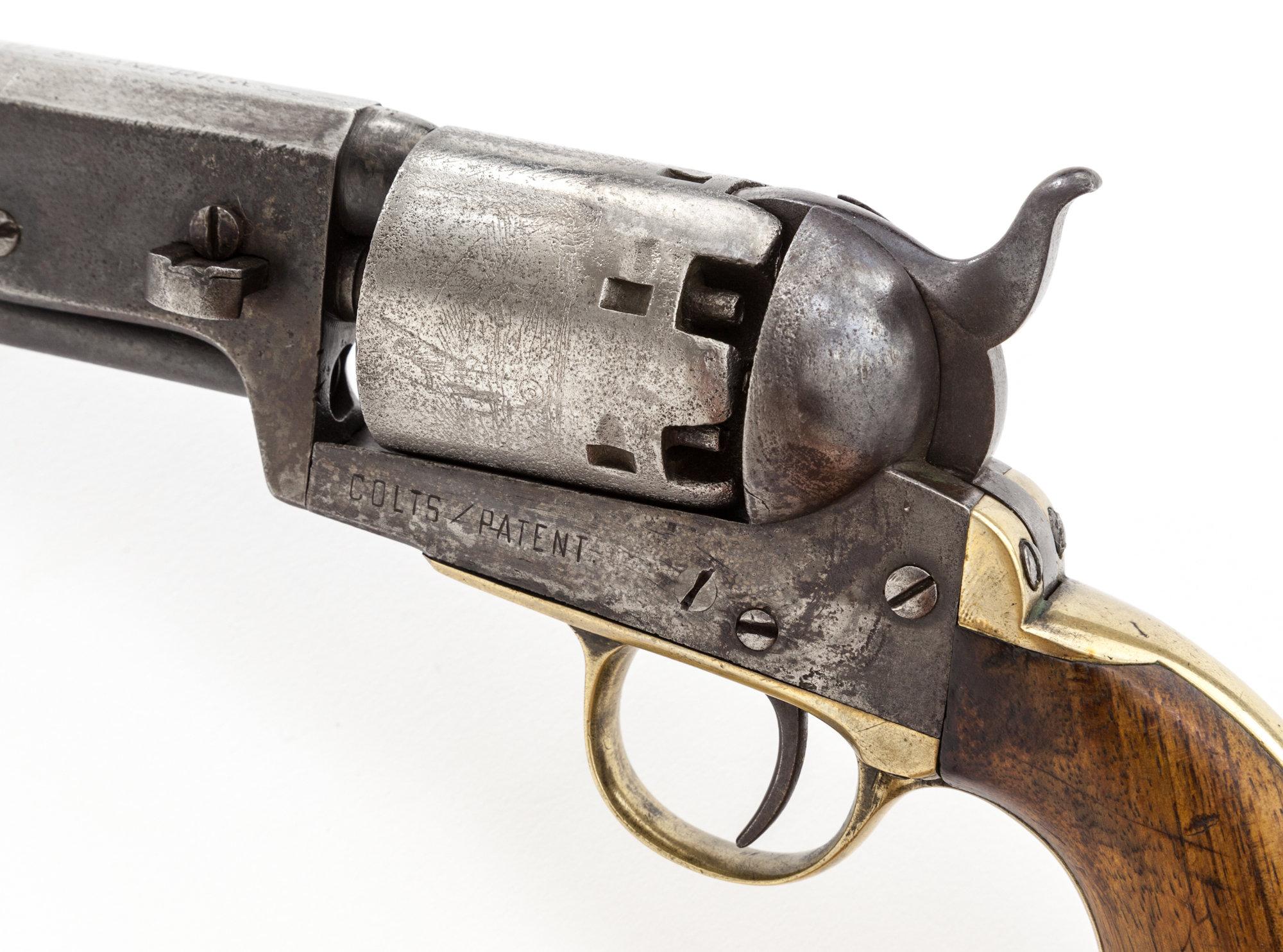 Belgian made Colt Navy Brevete Perc. Revolver