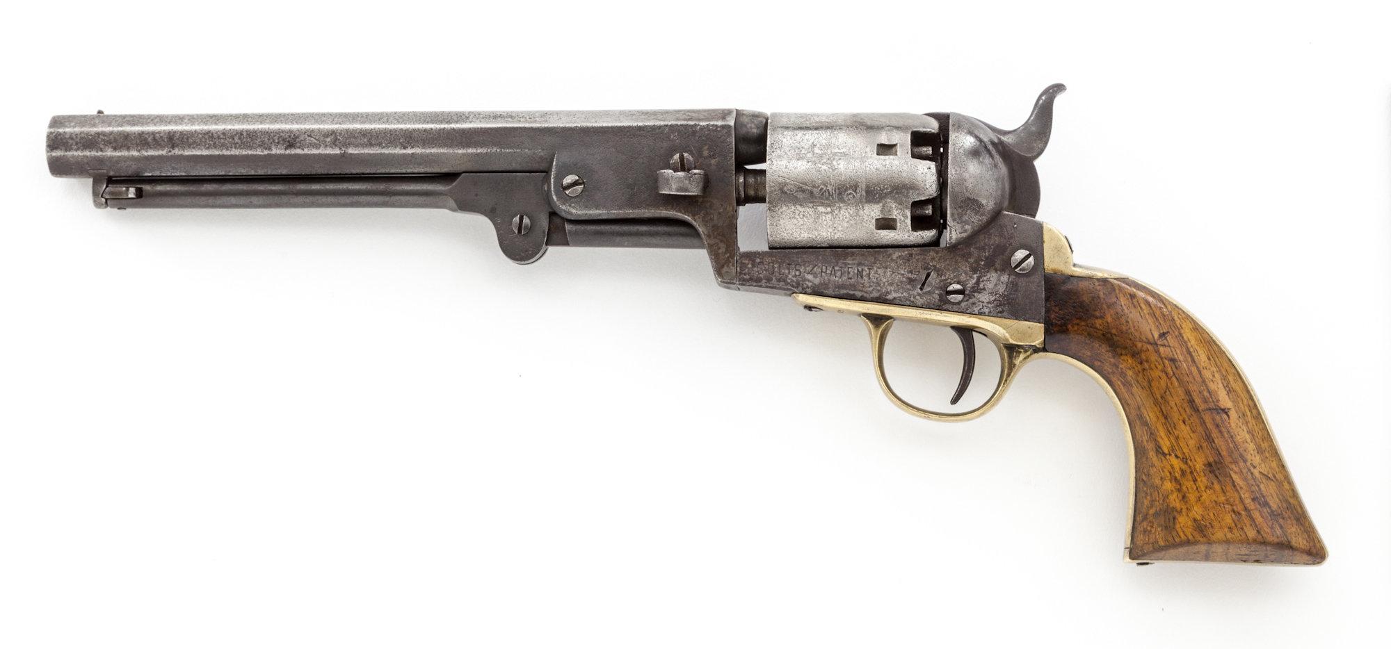 Belgian made Colt Navy Brevete Perc. Revolver