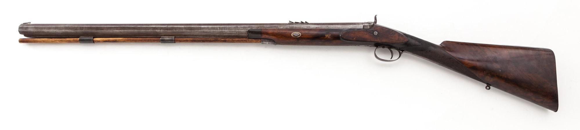 Early Large Bore English Perc. Sporting Rifle