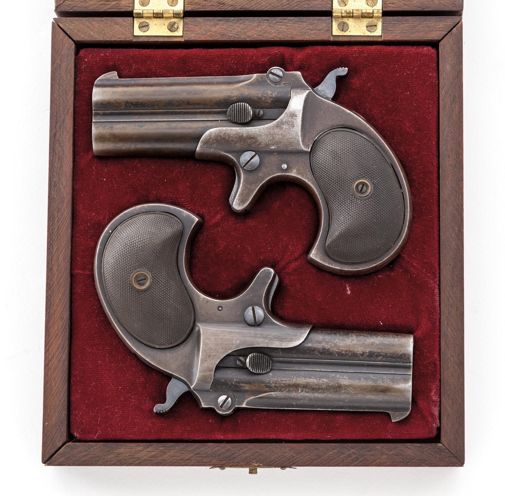 Cased Set of Remington Over/Under Derringers