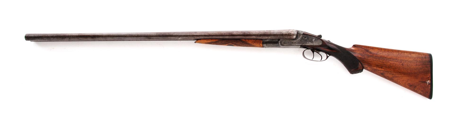 Early LeFever H Grade Sideplate Model SxS Shotgun