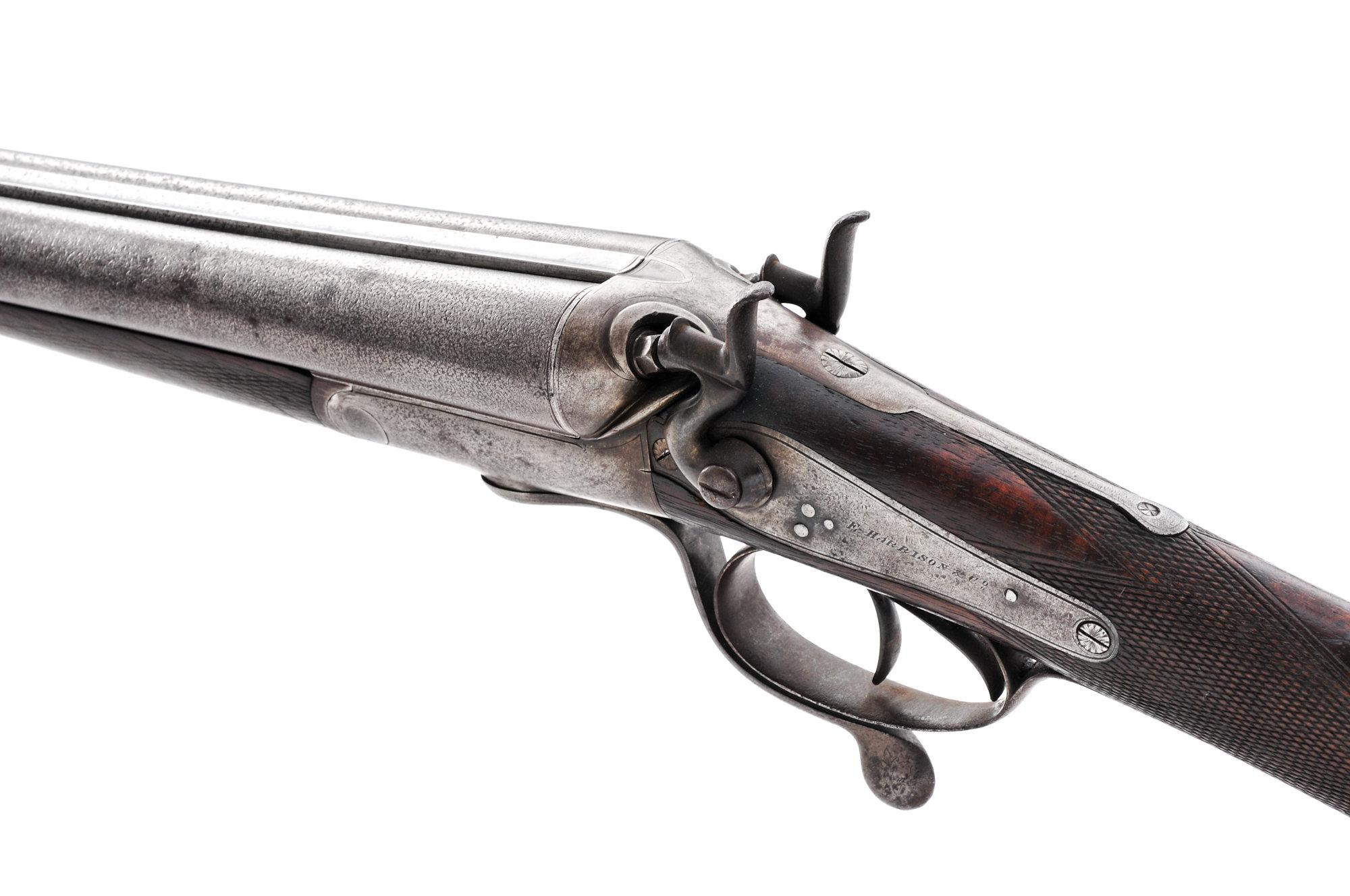 Early E. Harrison, London, SXS Hammer Shotgun