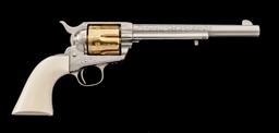 Custom Engraved Antique Colt SAA Revolver