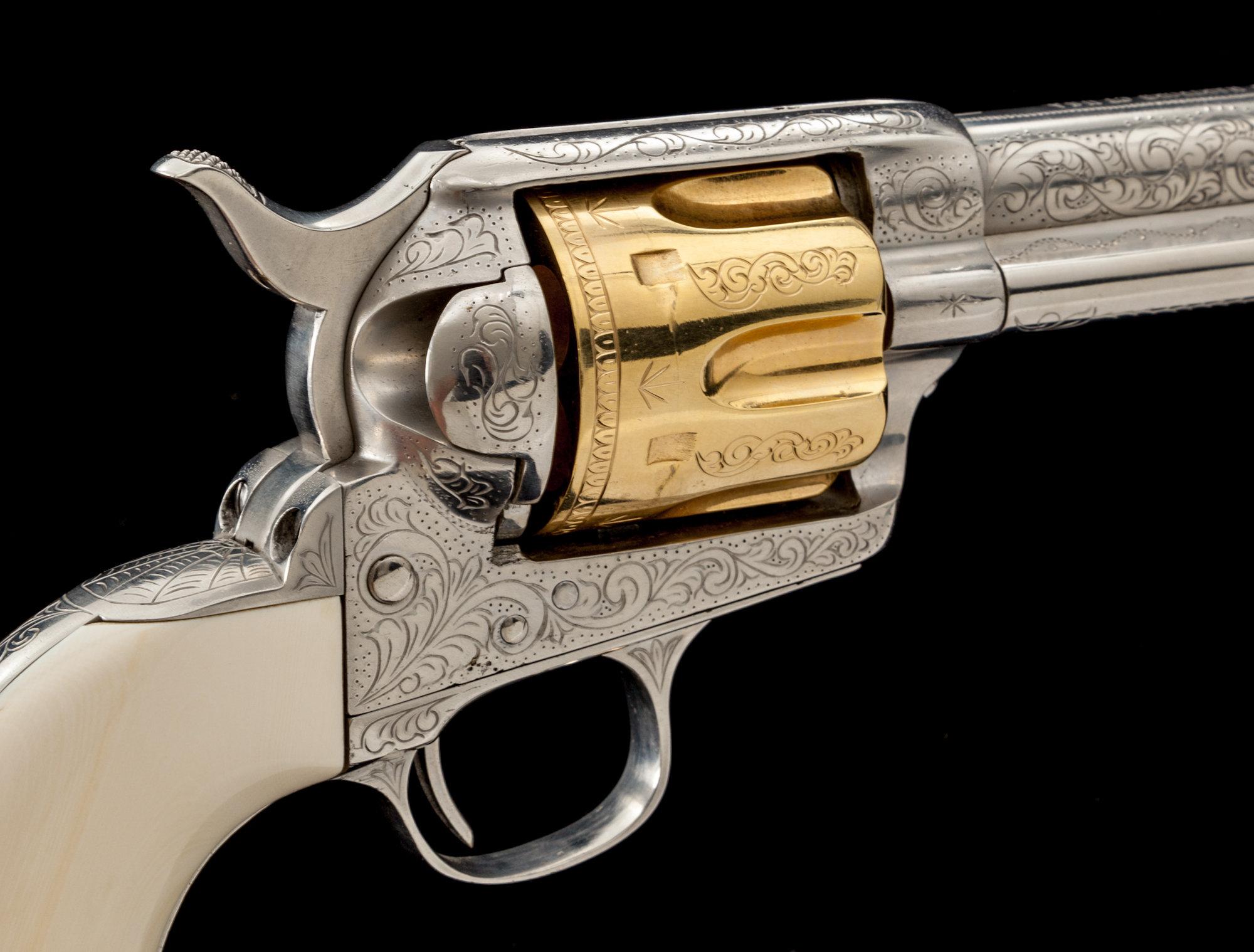 Custom Engraved Antique Colt SAA Revolver