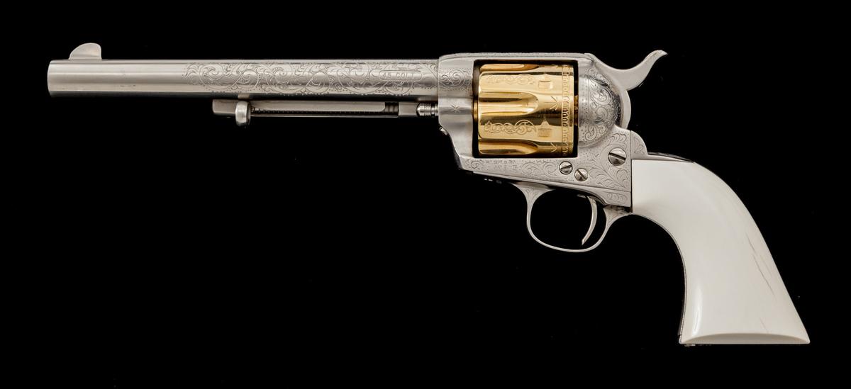 Custom Engraved Antique Colt SAA Revolver