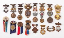 Elaborate GAR National Encampment Badges