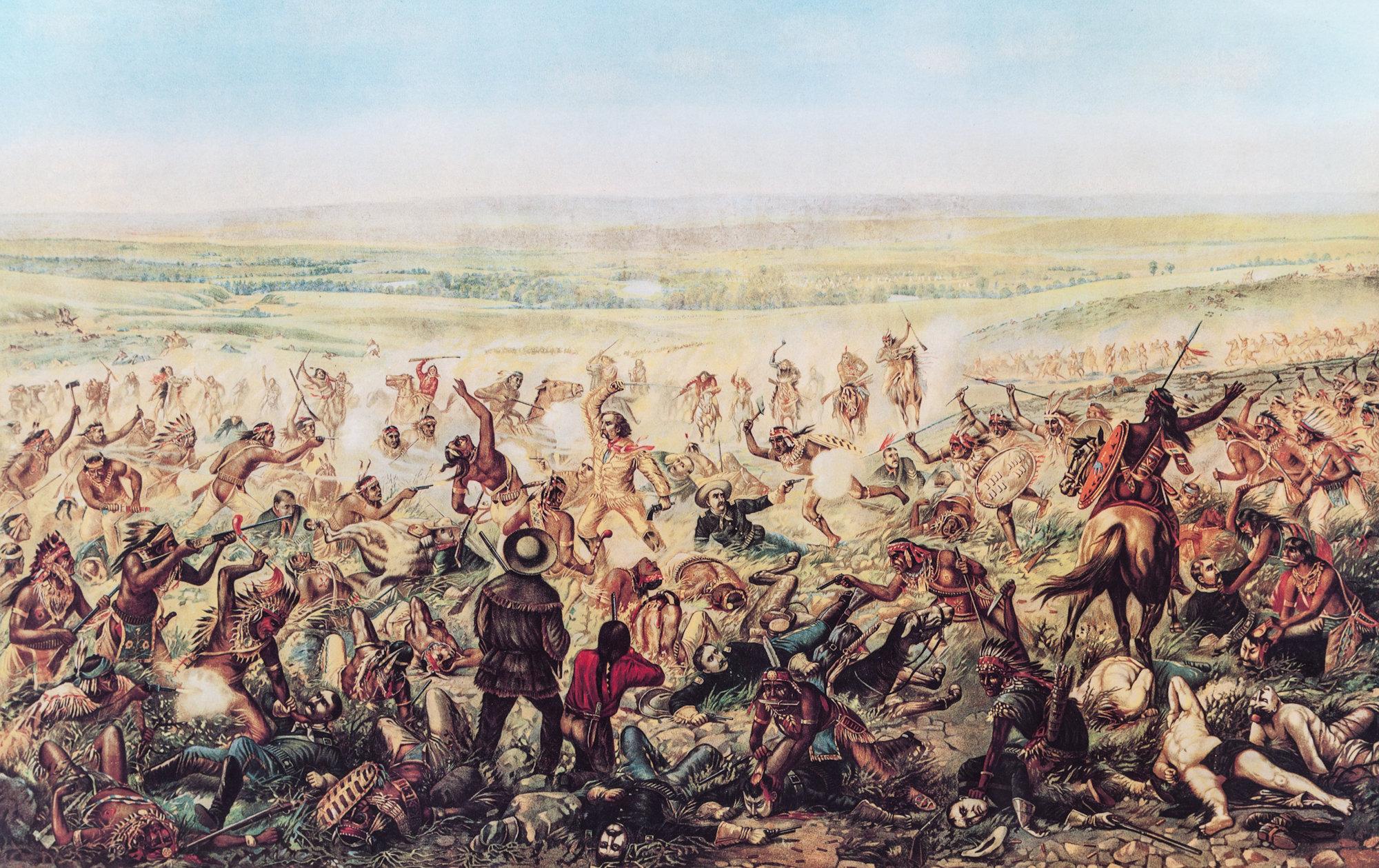 Print: ''Custer's Last Stand''