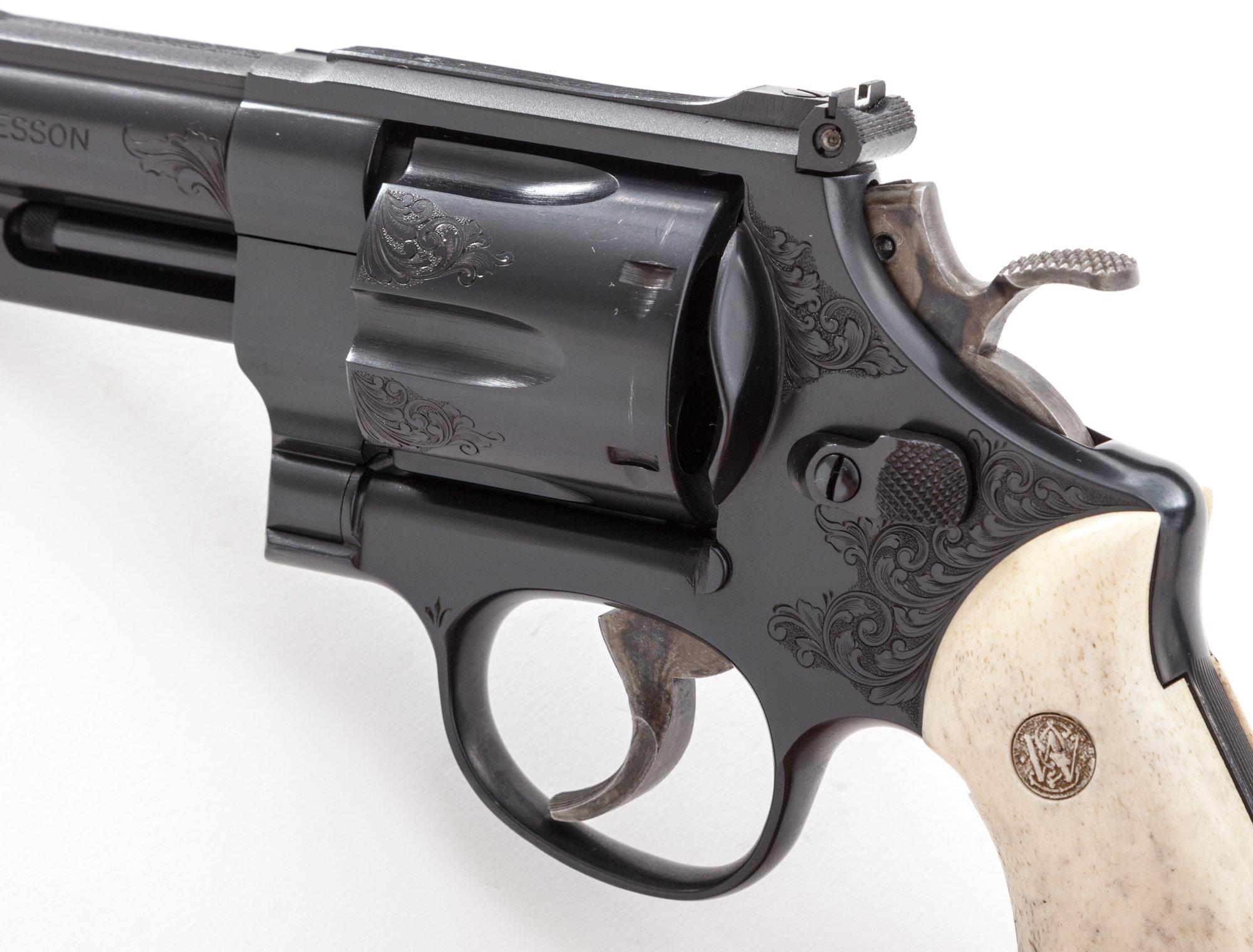 Eng'd S&W Model 25-5 DA Revolver