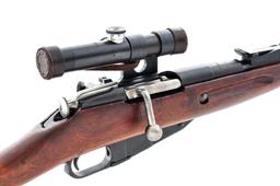 Soviet Model 91/30 Bolt Action Rifle, w/PU scope