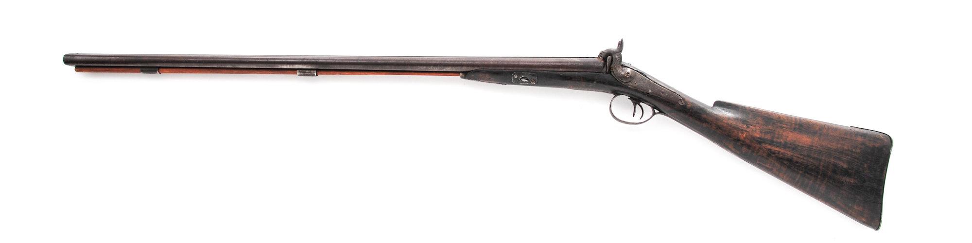 Early Percussion Side-by-Side Shotgun