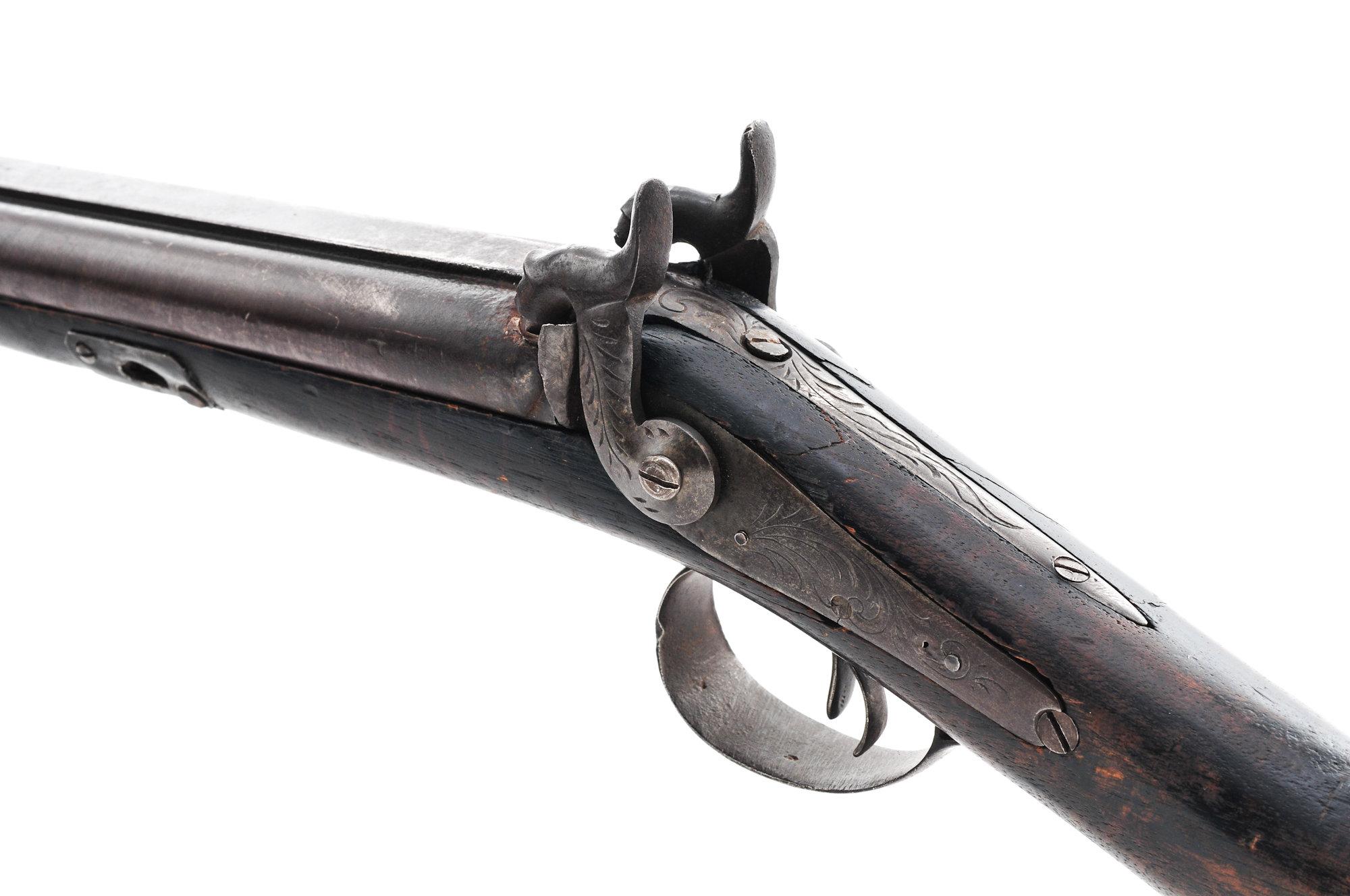 Early Percussion Side-by-Side Shotgun