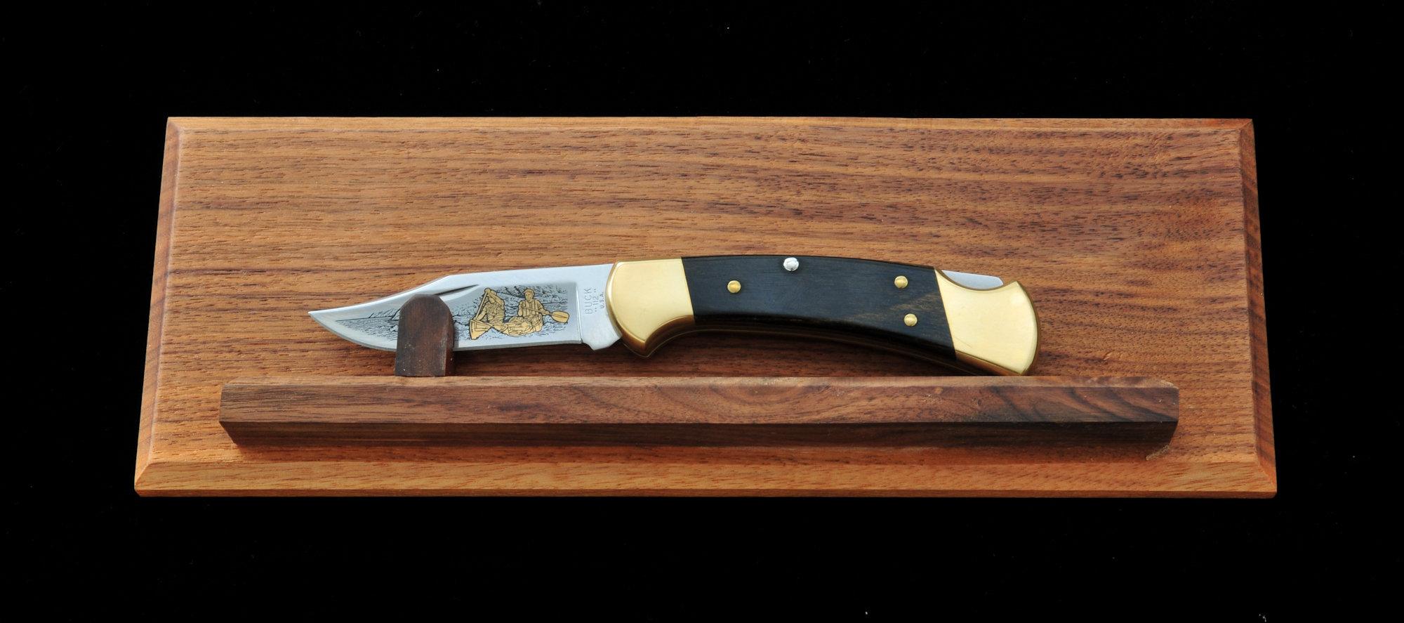 Ltd. Ed. ''Two Men Canoeing'' Model 112 Knife