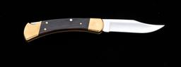 Ltd. Ed. Gold Etched Buck M.110 Knife