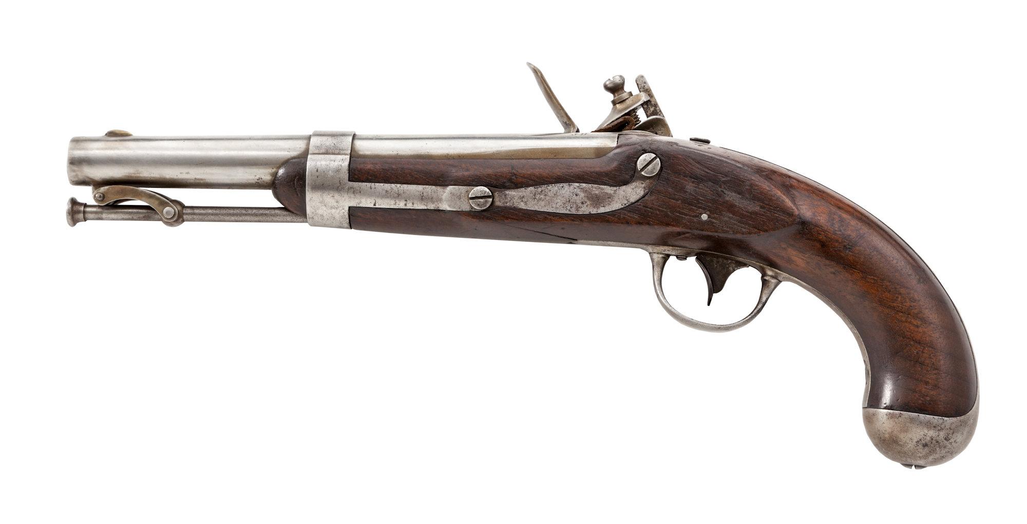 U.S. Model 1836 Flintlock Pistol, by R. Johnson