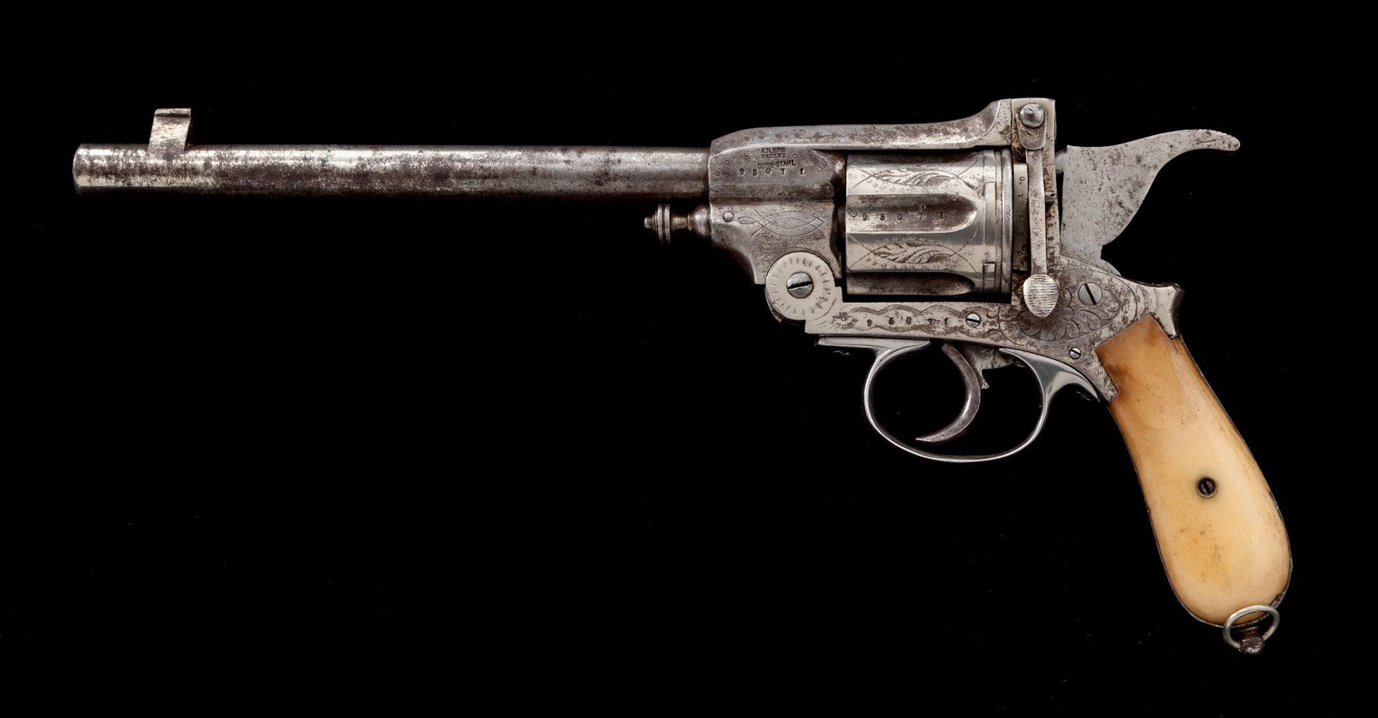 Antique Vero Montenegren Double Action Revolver, Adler's Pat.