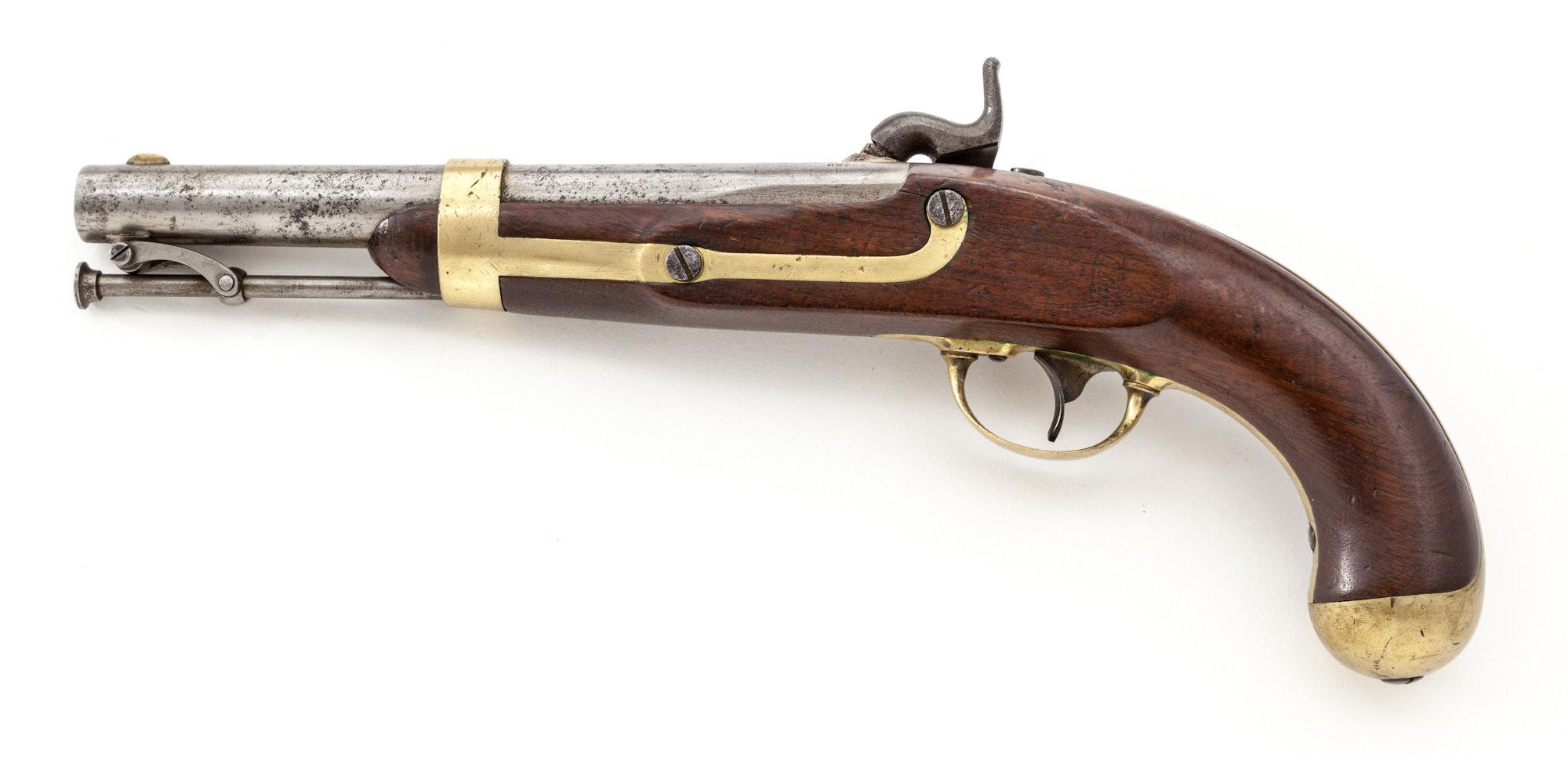 U.S. Model 1842 Percussion Pistol, by Henry Aston
