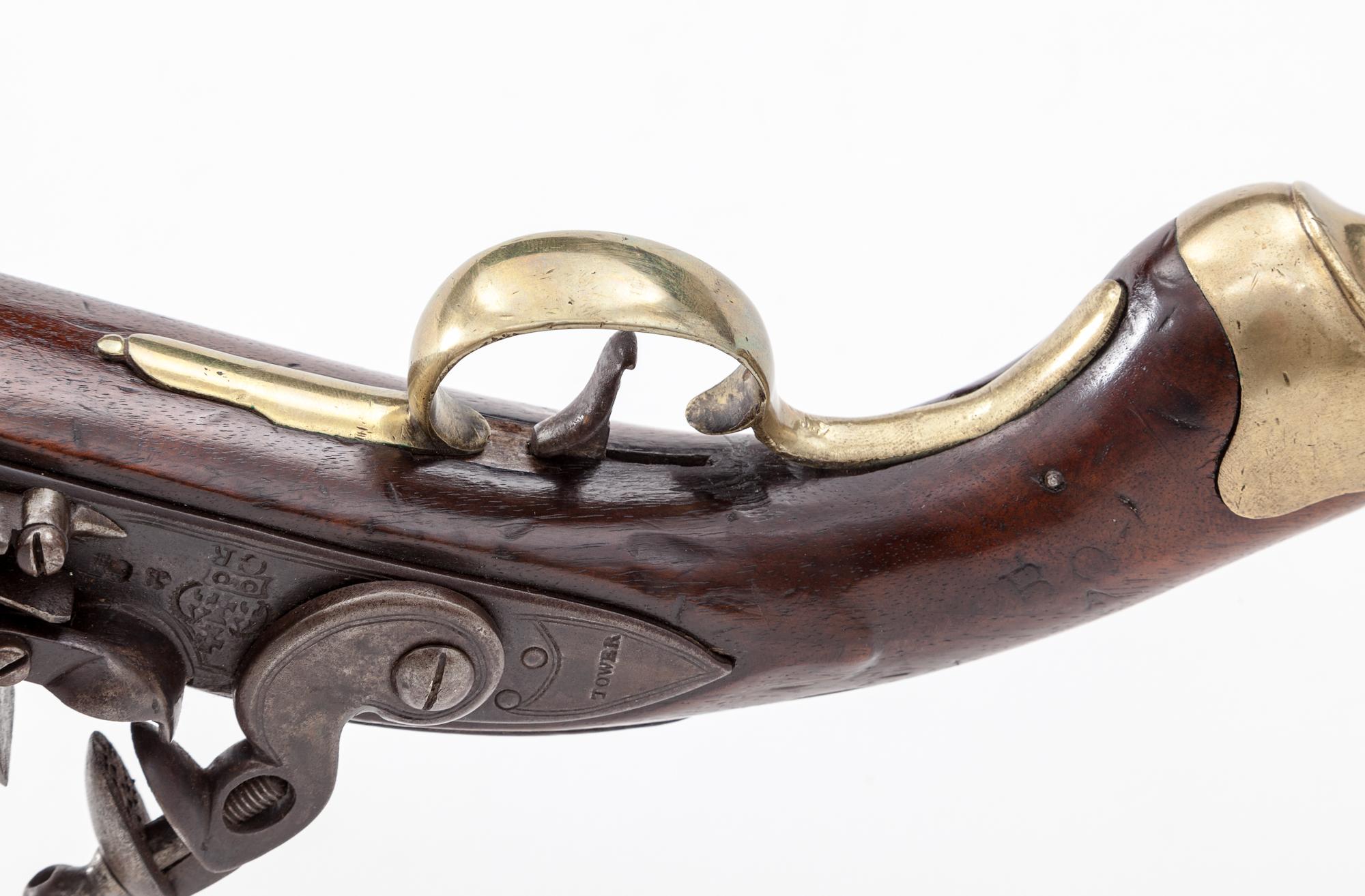 Pr. British Pattern 1759 Eliott's Lt. Dragoon Flintlock Pistols