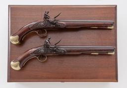 Pr. British Pattern 1756/77 Long Sea Service Flintlock Pistols