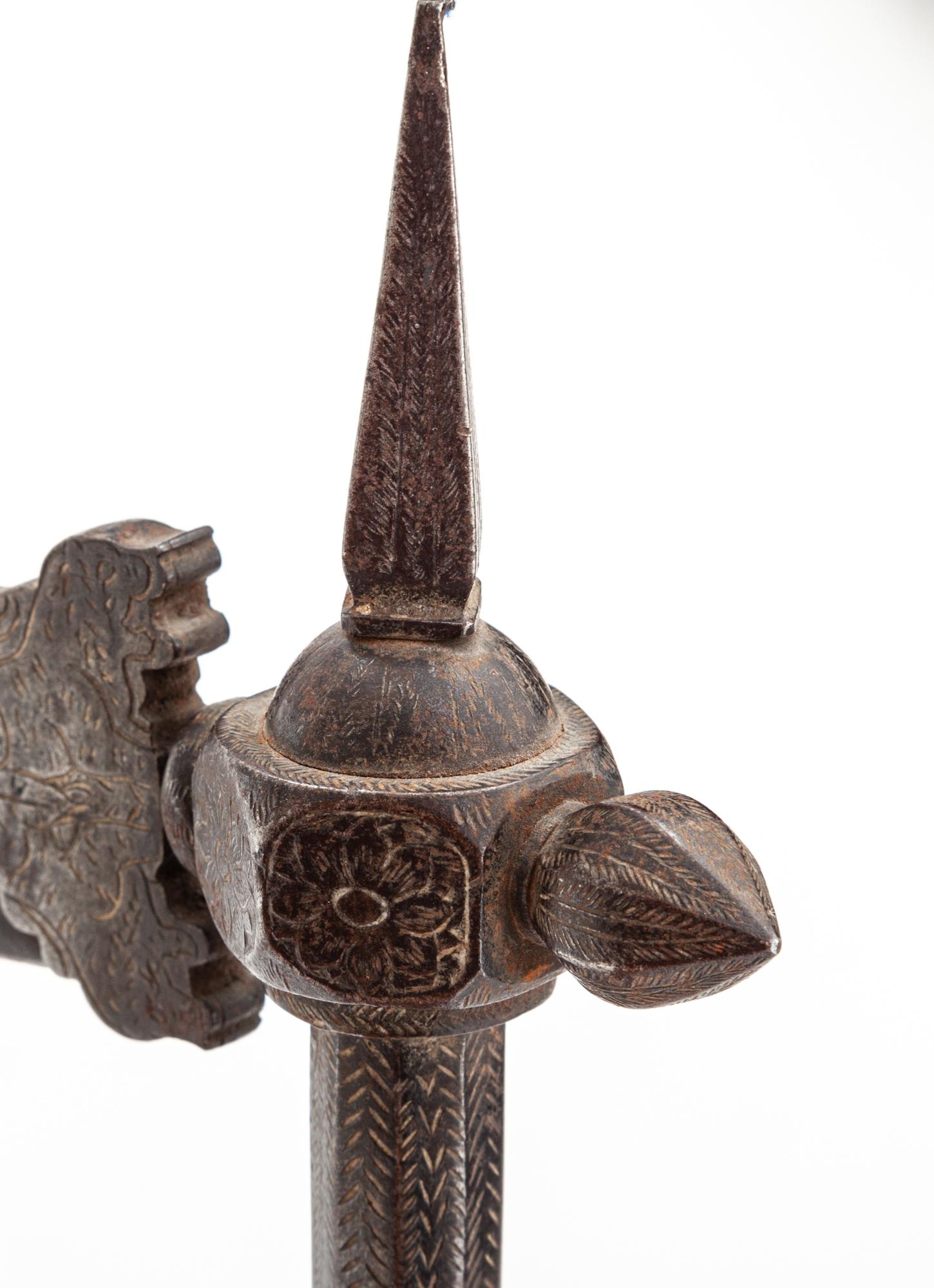 Antique Iron Indian Zagnal War Axe