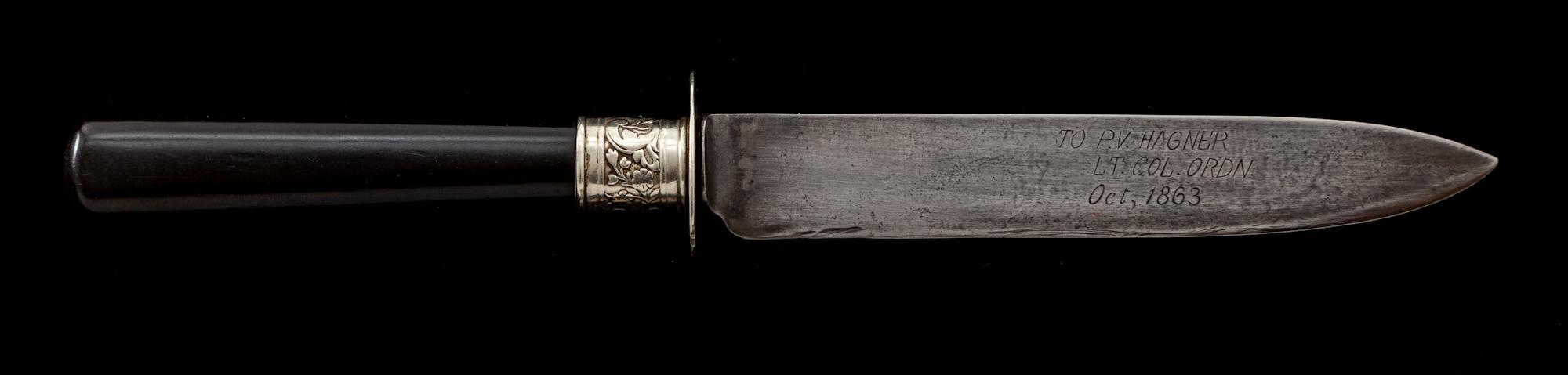 Civil War Era Small Bowie Knife, by Lamson & Goodnow