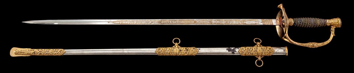 Ornate GAR Sword, by Ames