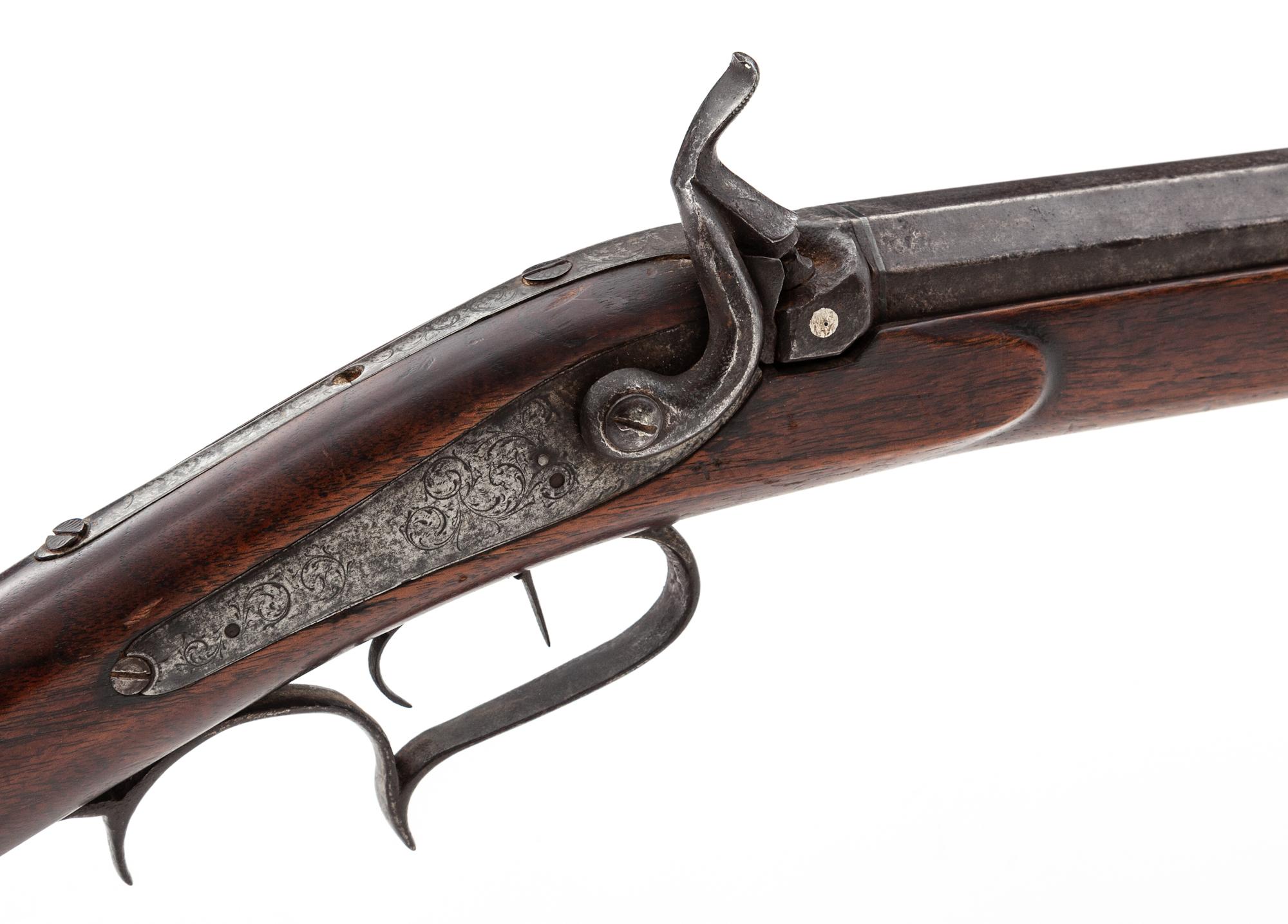 Antique Perc. Plains Rifle, by P. Reinhard