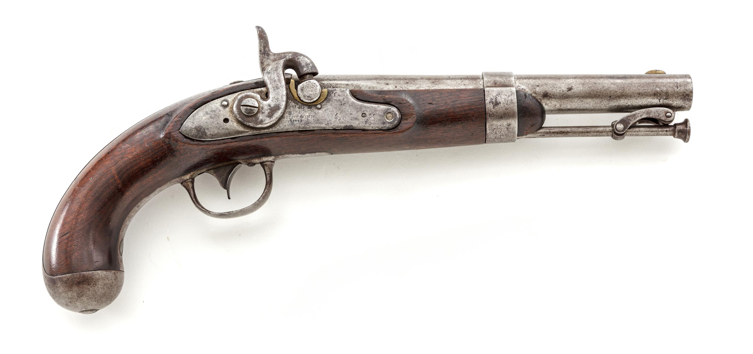 U.S. Johnson Model 1836 Single Shot Perc. Pistol