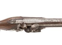 British Large Bore Flintlock Officer's/Holster Pistol