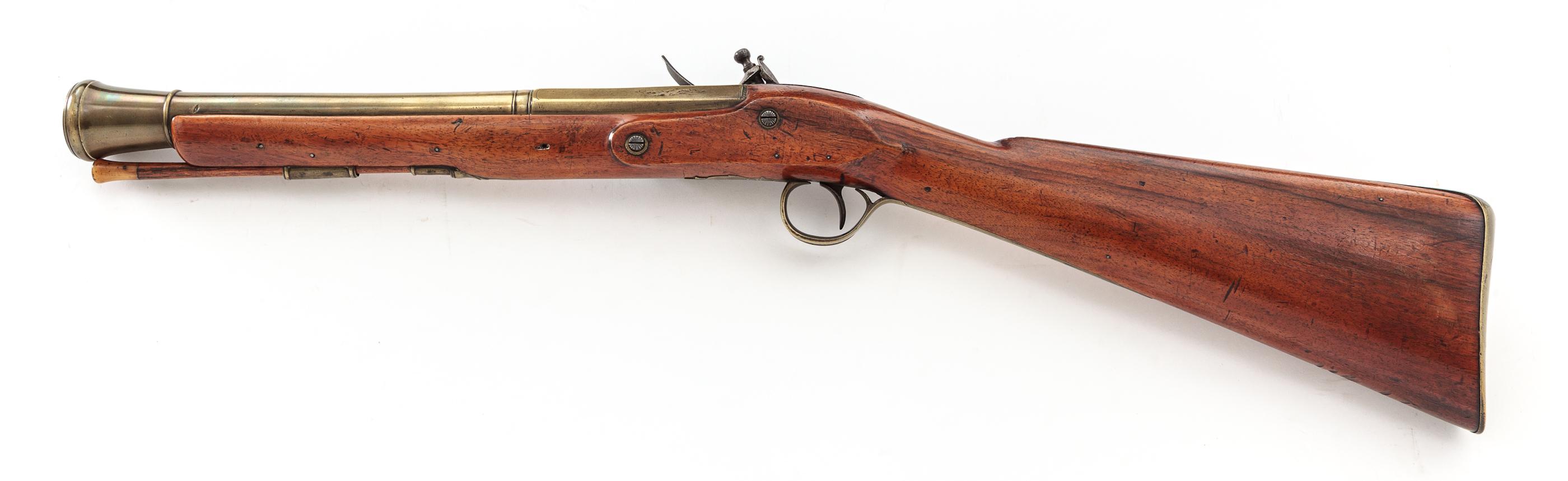 Antique English Flintlock Blunderbuss, by Brunn