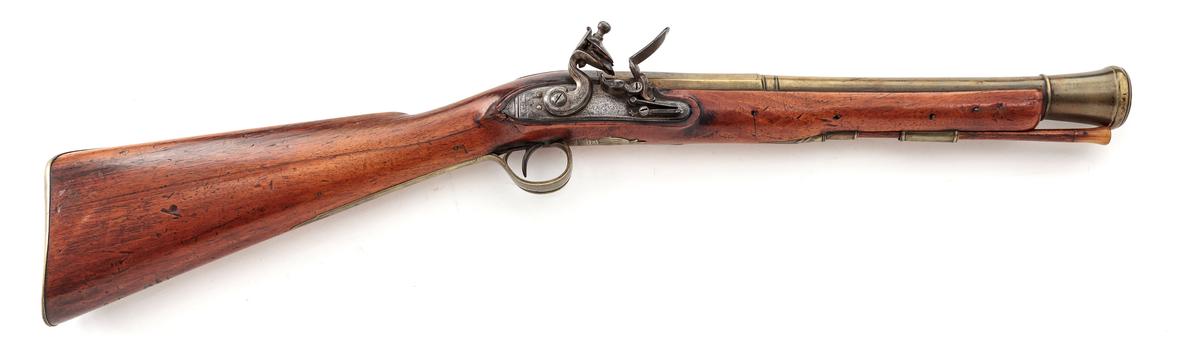 Antique English Flintlock Blunderbuss, by Brunn