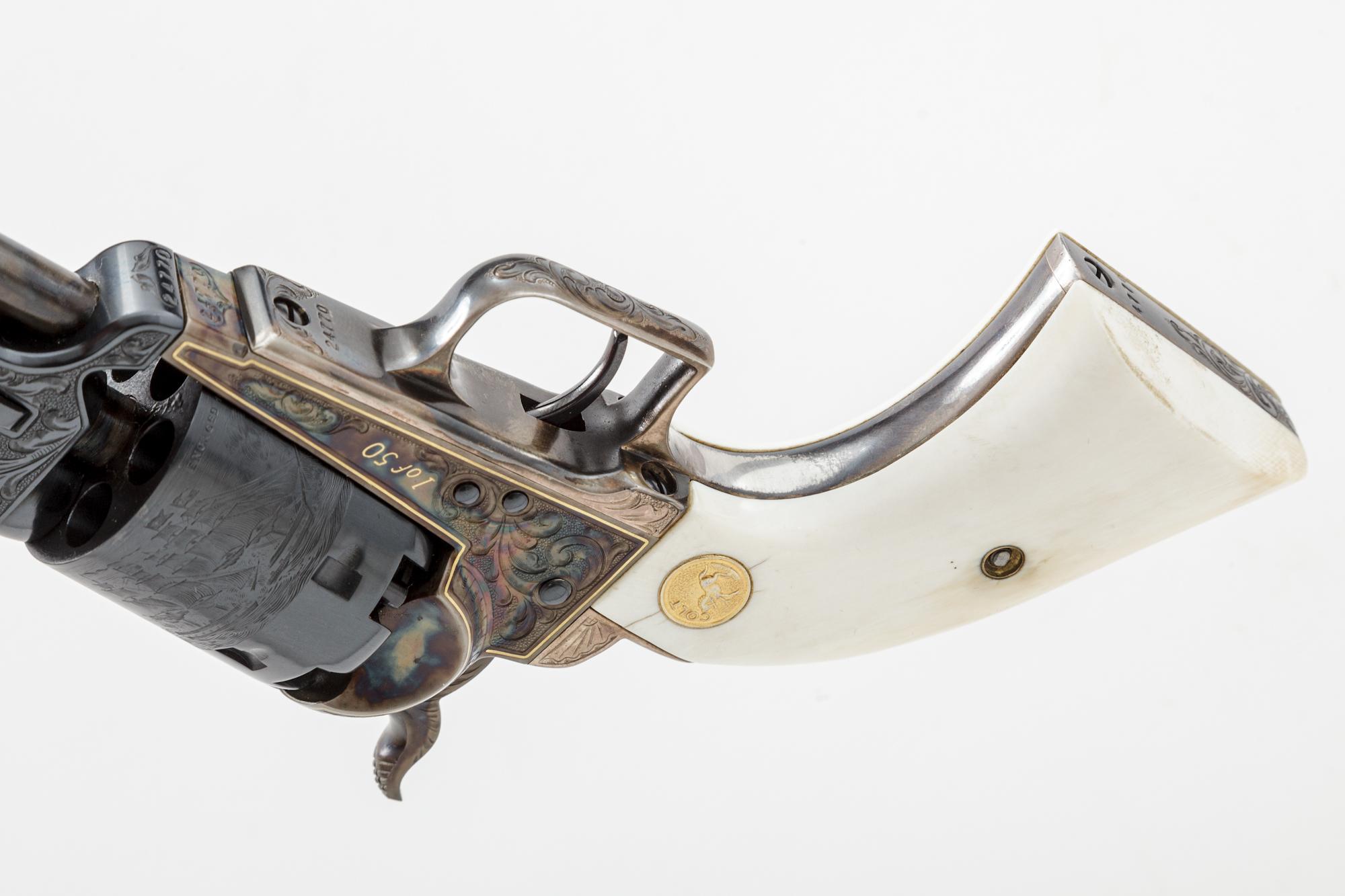 Eng'd/Gold Inlaid Colt Dragoon/1851 Navy Set