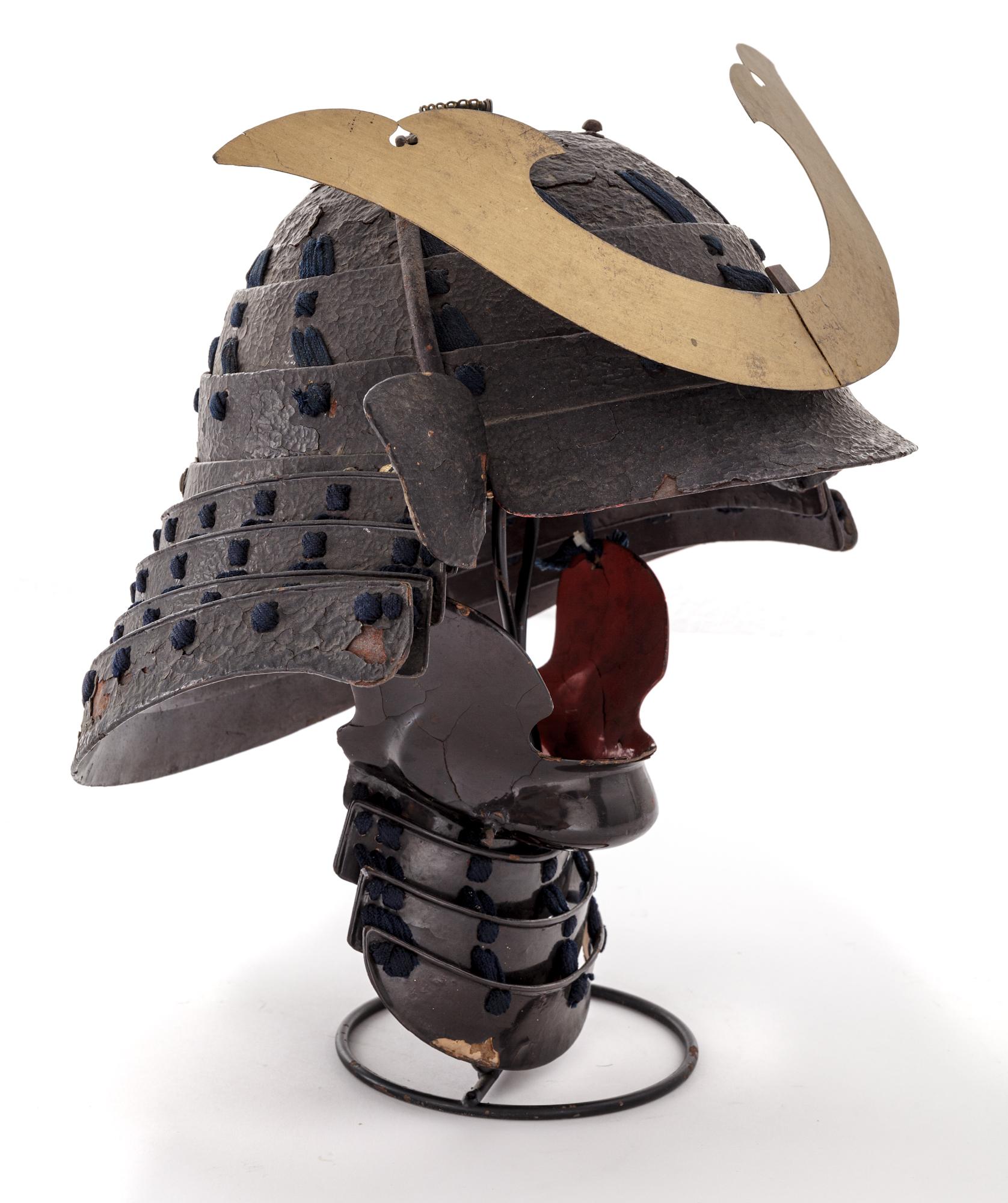 Antique Japanese Samurai Kabuto Helmet