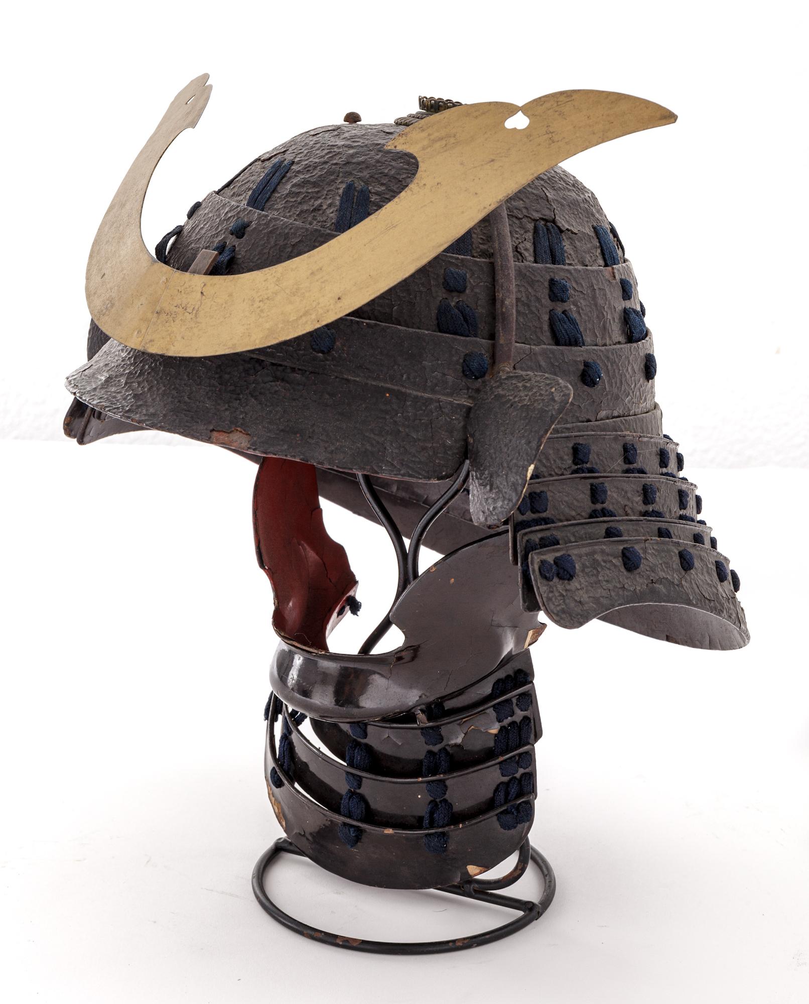 Antique Japanese Samurai Kabuto Helmet