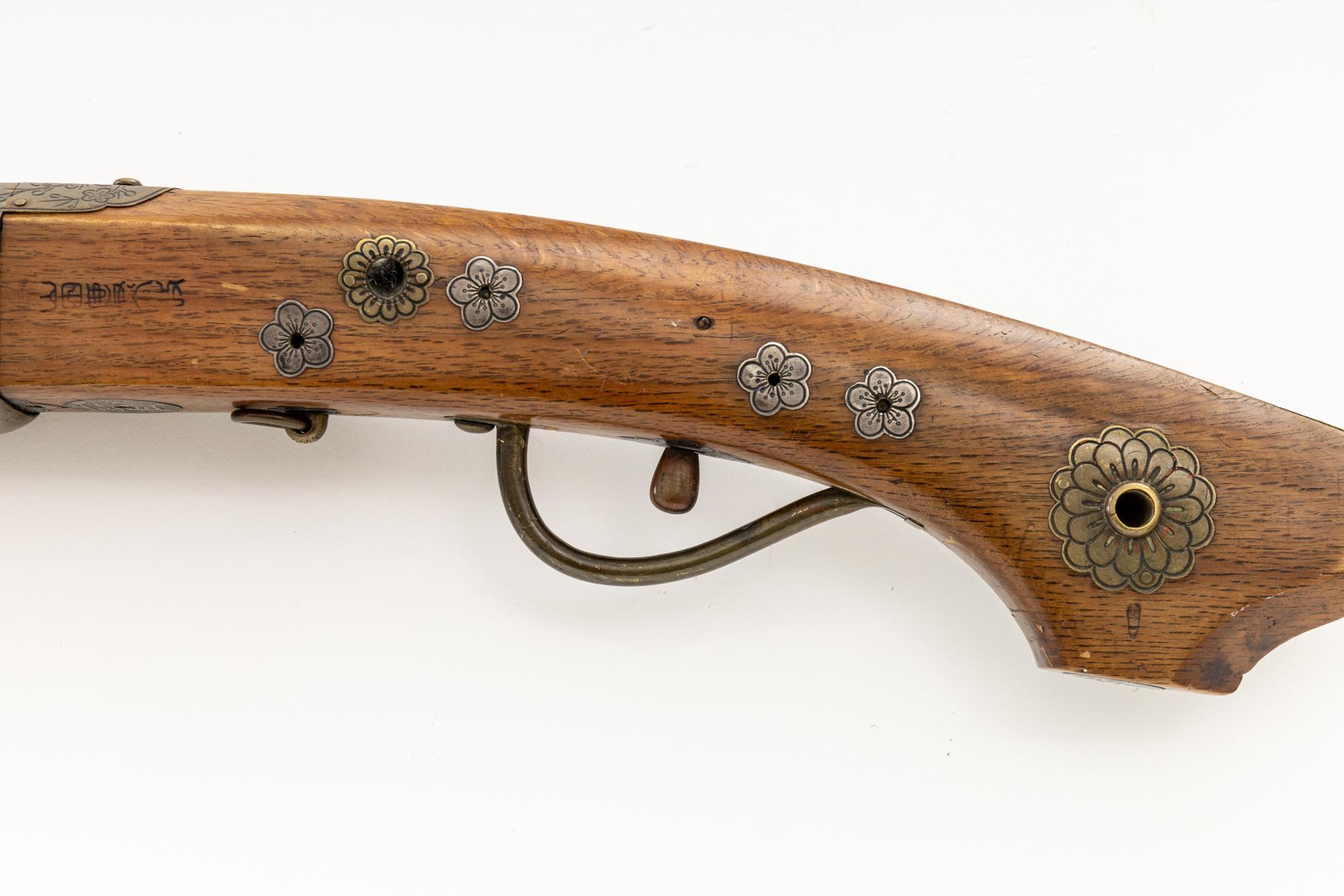 Antique Japanese Tanegashima Matchlock Rifle