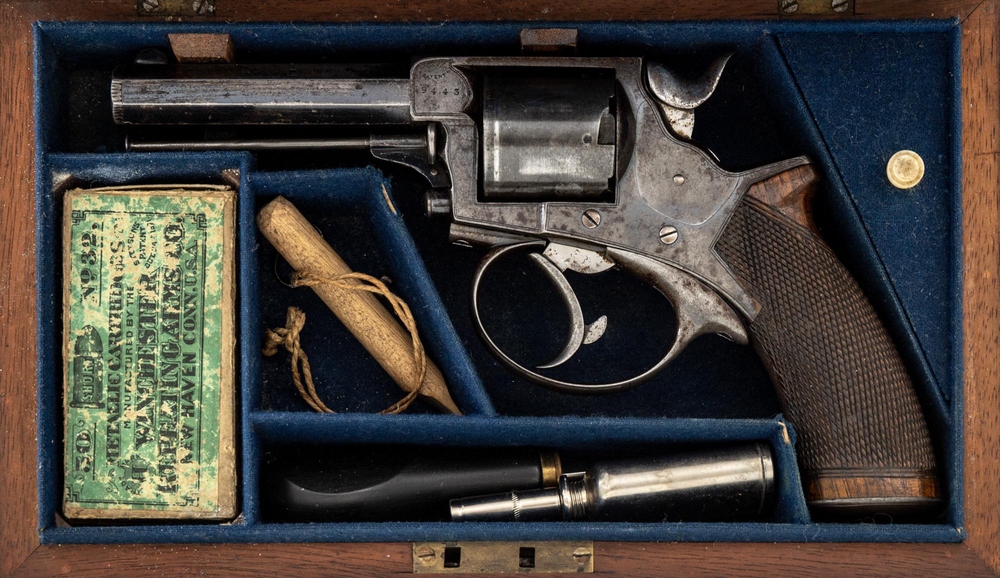 Antique Cased English Tranter Revolver