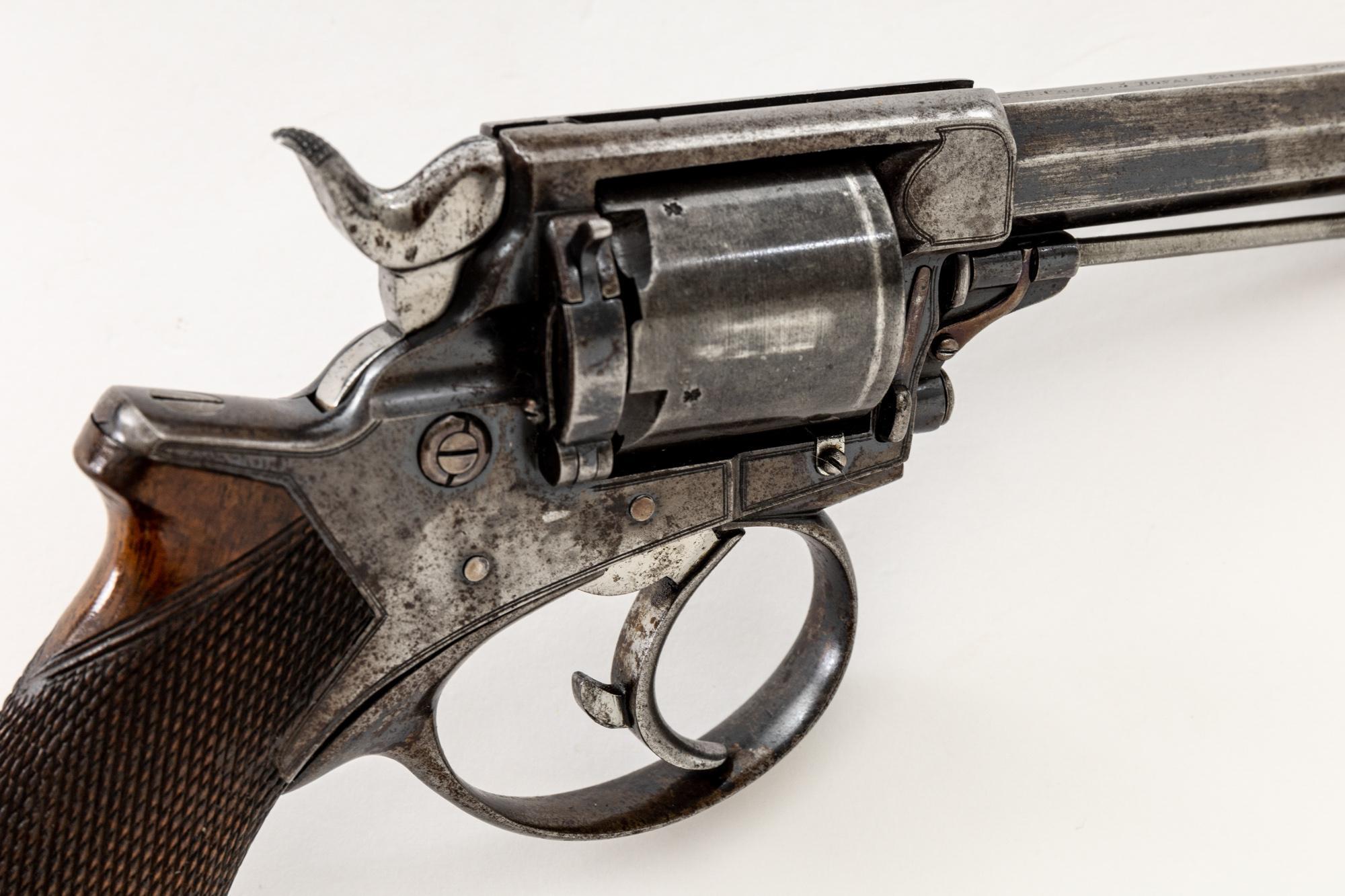 Antique Cased English Tranter Revolver