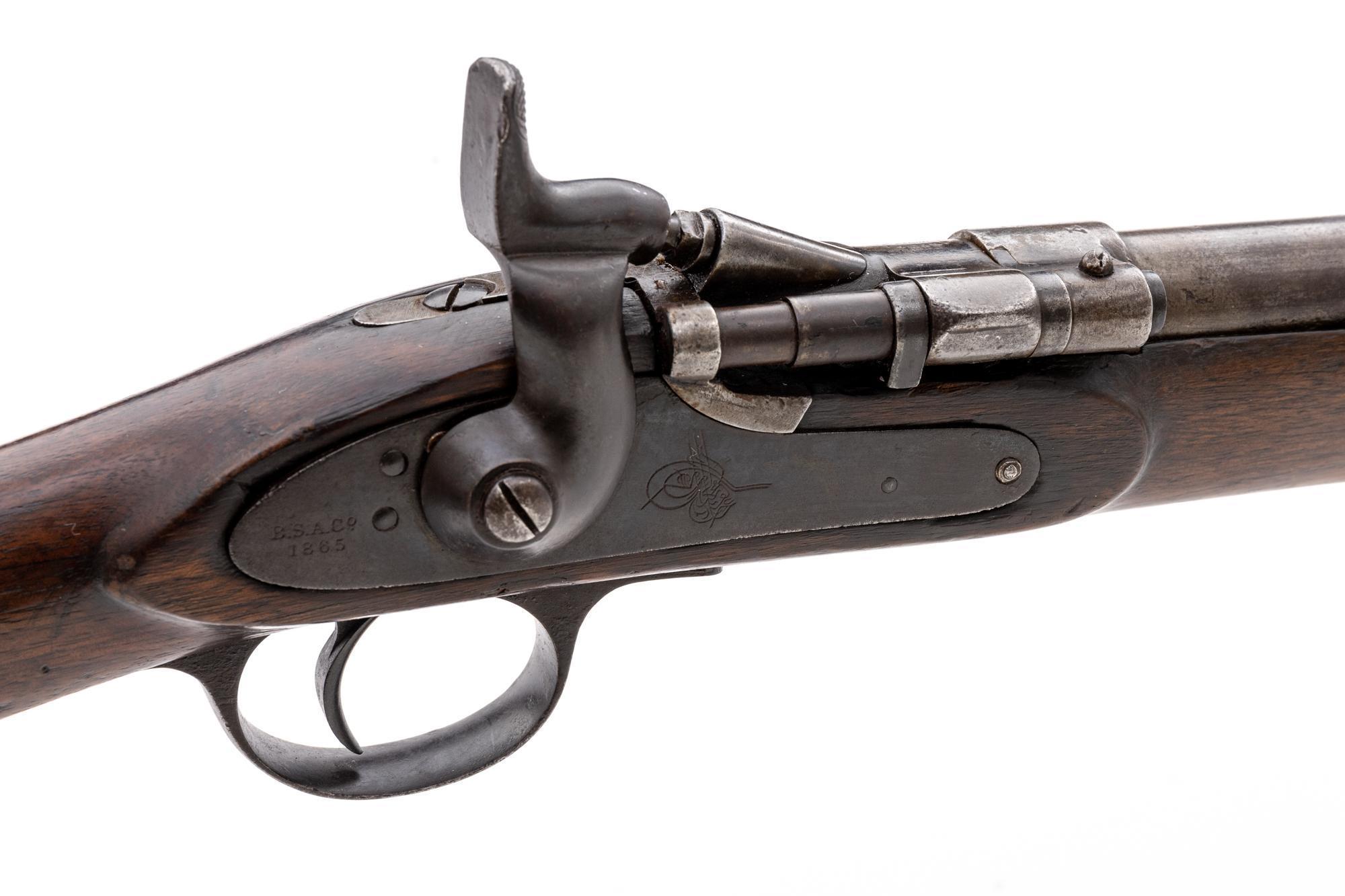 Civil War Era British B.S.A. Breechloading Snider System Short Rifle
