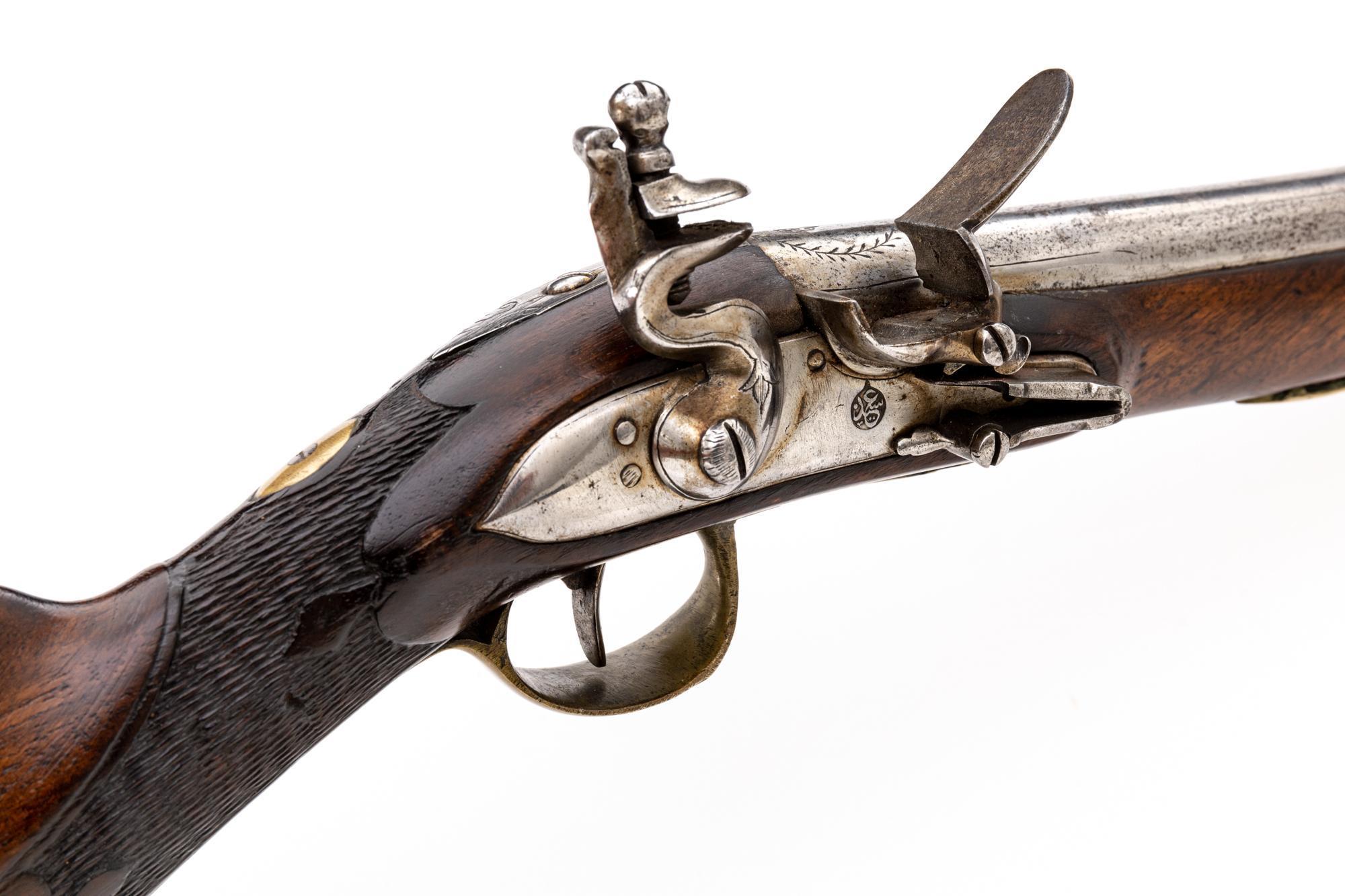 Rare Likely British-Made for the India Trade Antique Flintlock Boarding or Coach Blunderbuss Pistol