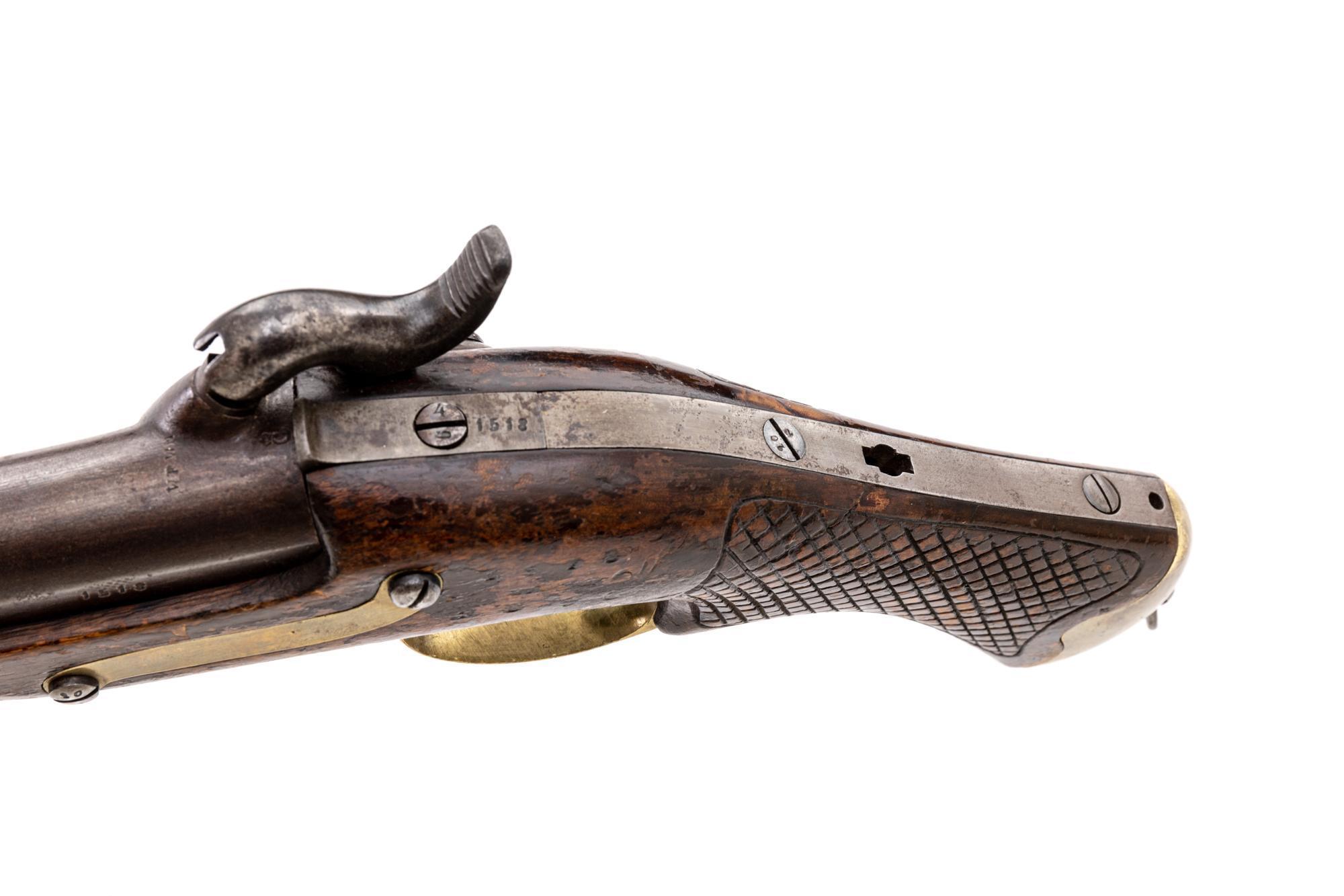 Antique Swedish Model 1850 Percussion Cavalry Pistol